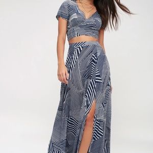 LULU'S Two Piece Maxi Dress